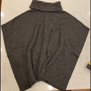 Gap Body Poncho Turtleneck